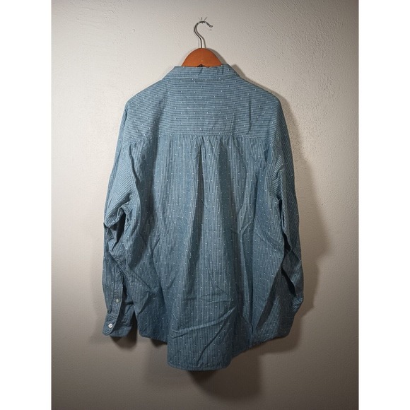Vintage Dockers Men's Shirt Size XL Striped Button Down Long Sleeve Collared - Picture 7 of 12